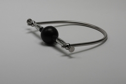 Gag 1, Stainless steel frame with rubber ball, 40 mm