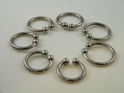 Glans Ring with 2 balls, open model