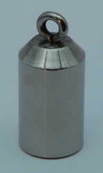 Weight with slant head 160 gr, Stainless steel