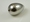 Egg, solid stainless steel.