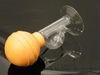 Nipplepumps, glass bowl with rubber ball, 2 pc 