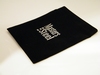 Velvet giftbag, black approx. 16 x 20 cm closed by velcro 