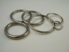 Round welded ring from stainless steel 
